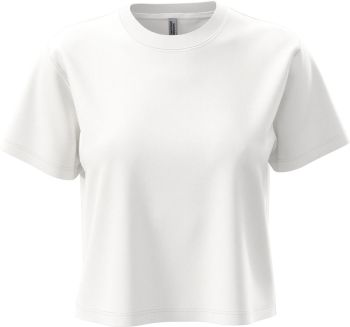 Next Level Apparel | Těžký dámský crop top white XXL