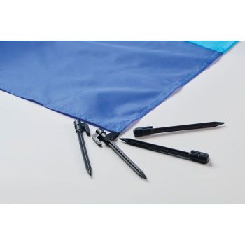 NOSAND Lehká velká plážová deka Tyrkysová