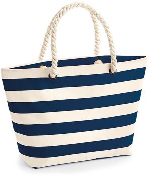 Westford Mill | Plážová taška "Boardwalk" natural/navy onesize