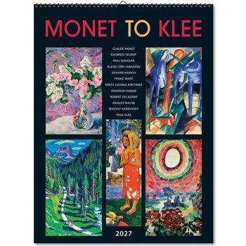 Nástenný kalendár Monet to Klee 2027