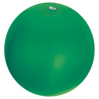 Jednofarebná plážová lopta Green