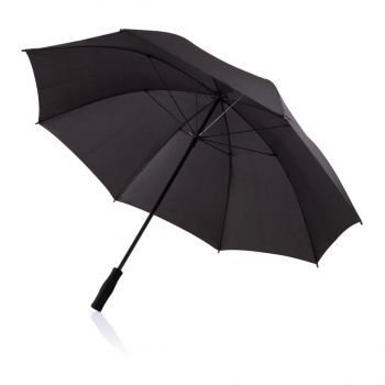 Deluxe 30“ dáždnik do búrky čierna