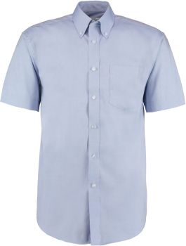 Kustom Kit | Košile Oxford s krátkým rukávem light blue 14,5