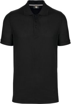 Kariban | Pánské pracovní piqué polo z těžké bavlny black M