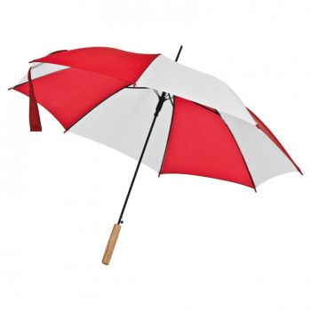 Dáždnik s dreveným držadlom Red