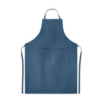 NAIMA APRON Nastavitelná zástěra z konopí blue