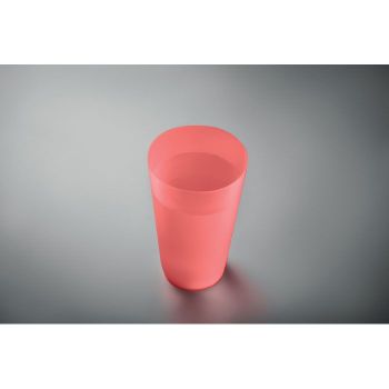 FESTA LARGE Event hrnek 500ml Transparentní Červená