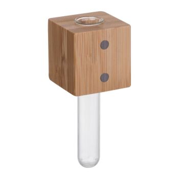 Magnet na chladničku s vázičkou béžová