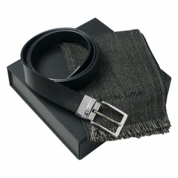 Set Christian Lacroix Black (belt & scarve)