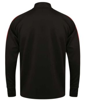 ADULT'S KNITTED TRACKSUIT TOP Black/Red S