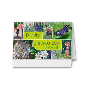 Stolový kalendár Potulky prírodou na Slovensku 2027