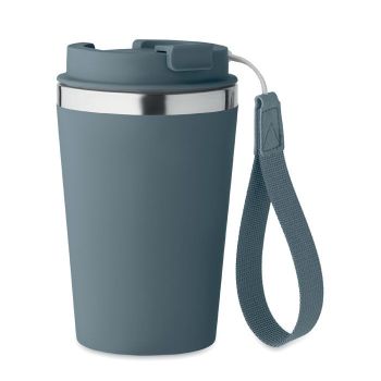 TOPAZ Dvoustěnný kelímek 350 ml petrolejová