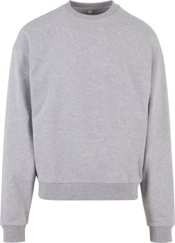Build your Brand | Mikina z těžké bavlny heather grey S