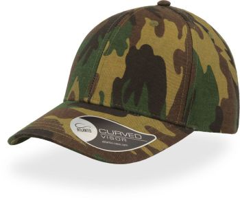 Atlantis | 6 panelová baseballová kšiltovka "Jolly" camouflage onesize