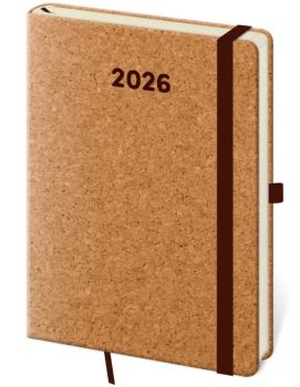 Týždenný diár A5 Cork s pútkom