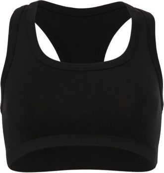 Bella + Canvas | Dámská spandex sportovní podprsenka black S