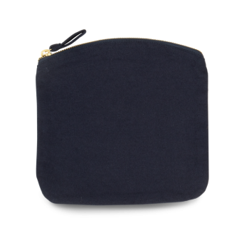 POUCH WITH ZIP FASTENING Navy M