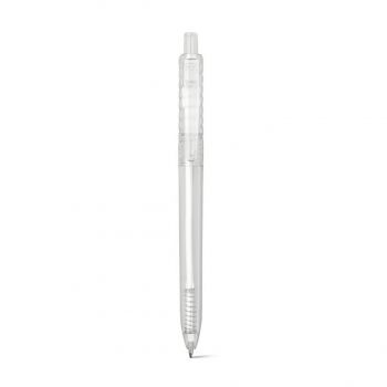 HYDRA. Guľôčkové pero z recyklovaného PET materiálu Transparentná