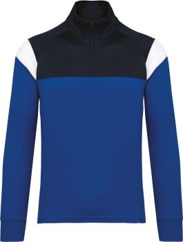 Kariban ProAct | Tréninková mikina s 1/4 zipem dark royal blue/navy XL