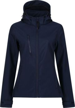 Regatta | Dámská 3vrstvá softshell bunda s kapucí "Venturer" navy/navy 18_XXL