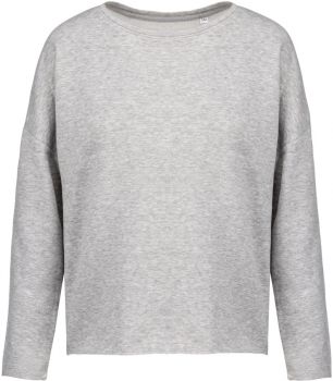 Kariban | Dámský nadměrný svetr light grey heather L/XL