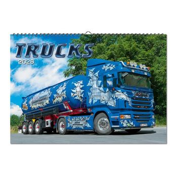 Nástenný kalendár Trucks 2026