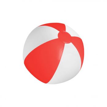 Playo plážová lopta (ø28 cm) white , red