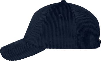 Daiber | 6 panelová manšestrová kšiltovka navy onesize