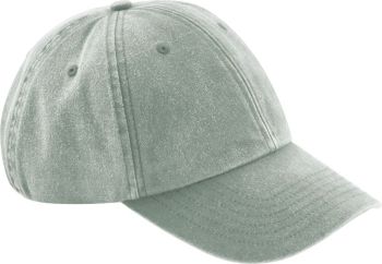 Beechfield | Dětská 6 panelová nízkoprofilová kšiltovka vintage sage green onesize