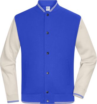 Daiber | College bunda z bio bavlny royal/sandstone S