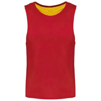 MULTI-SPORTS REVERSIBLE BIB Sporty Red/Sporty Yellow S/M