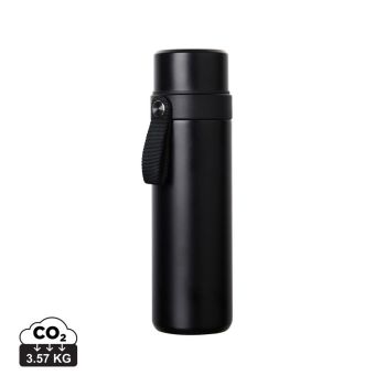 VINGA Tono RCS termoska s dvojitým pohárom 750 ML čierna