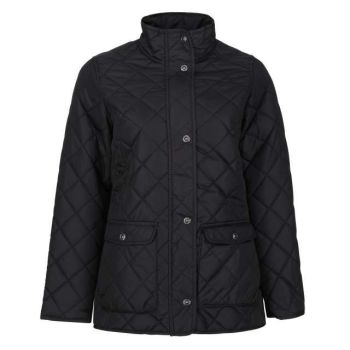 TARAH - DIAMOND QUILT JACKET Black S