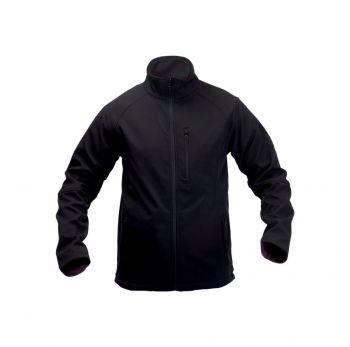 Molter softshellová bunda black  L