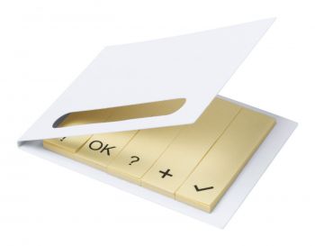 Selide adhesive notepad white