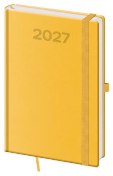 Týždenný diár A5 Print Pop žltý