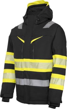 ProJob | Voděodolná bezpečnostní bunda hi vis yellow/black XXL
