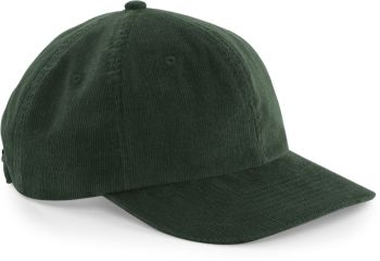 Beechfield | 6 panelová kšiltovka "Heritage Cord Cap" dark olive onesize