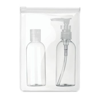 SANI Set lahviček na dezinfekce transparent
