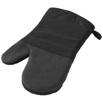 Maya chňapky se silikonovým úchopem Černá lesklá / Černá