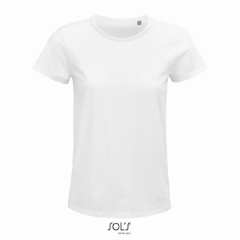 SOL'S CRUSADER WOMEN - ROUND-NECK FITTED JERSEY T-SHIRT White M