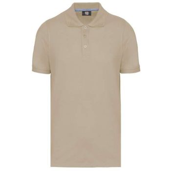MEN'S SHORT-SLEEVED POLO SHIRT Light Sand L