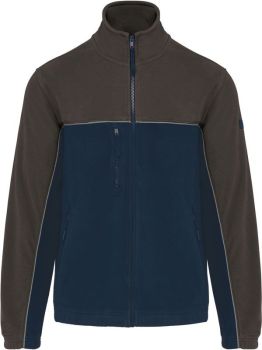 Kariban | Pracovní fleecová bunda navy/dark grey XL
