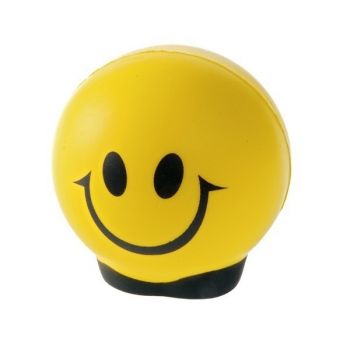 HAPPY antistresová hračka,  žlutá/černá