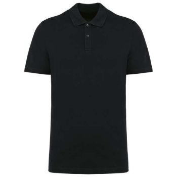 MEN'S SHORT-SLEEVED SUPIMA® POLO SHIRT Black L