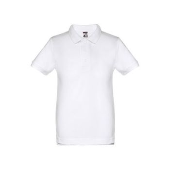 THC ADAM KIDS WH II. Polo tričko s krátkym rukávom pre deti (unisex). Biela farba Biela 2