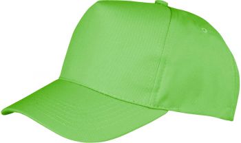 Result Headwear | 5 panelová kšiltovka lime onesize