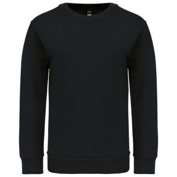 KIDS' CREW NECK SWEATSHIRT Black 12/14