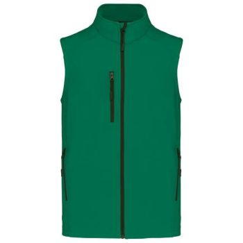 MEN'S SOFTSHELL BODYWARMER Kelly Green L
