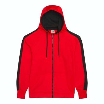 SPORTS POLYESTER ZOODIE Fire Red/Jet Black M